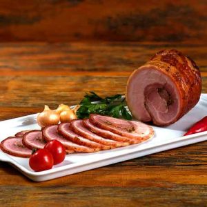 Porchetta Suína Duroc Defumada (fatiada)